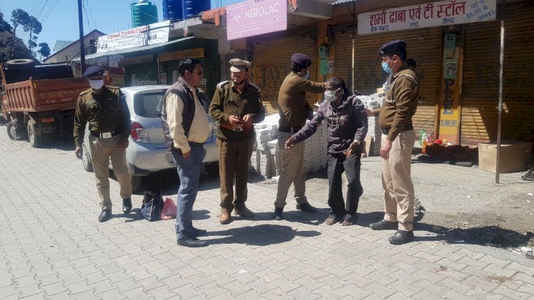 असहाय के लिए मसीहा बनी राजगढ़ पुलिस , गरीब उपलब्ध करवाया आशियाना