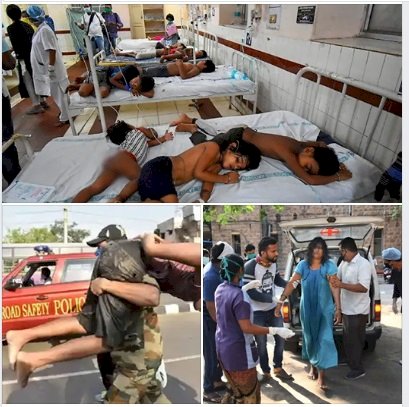 आंध्र प्रदेश में जहरीली गैस लीक, आठ लोगों की मौत, 800 अस्पताल में भर्ती