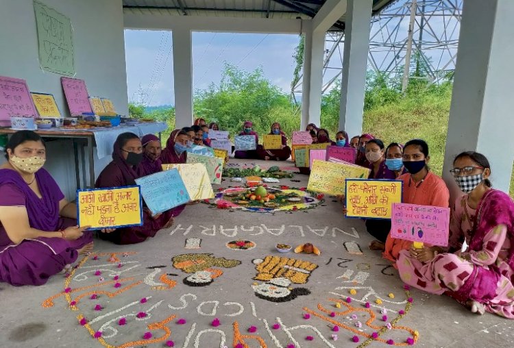 महिला एवं बाल विकास विभाग द्वारा पोषण माह के अन्तर्गत सोलन के पांचों विकास खण्डों में विभिन्न गतिविधियां आयोजित