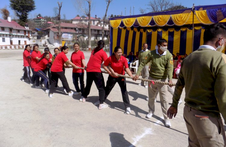 अन्तर्राष्ट्रीय महिला दिवस पर नारी शक्ति ने दिखाया जौहर , पुलिस बटालियन जुन्गा में खेलकूद प्रतियोगिताएं आयोजित 