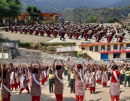 राष्ट्रीय सेवा योजना की इकाइयों द्वारा  योग दिवस को सफल बनाने हेतु योग जागरूकता का आयोजन