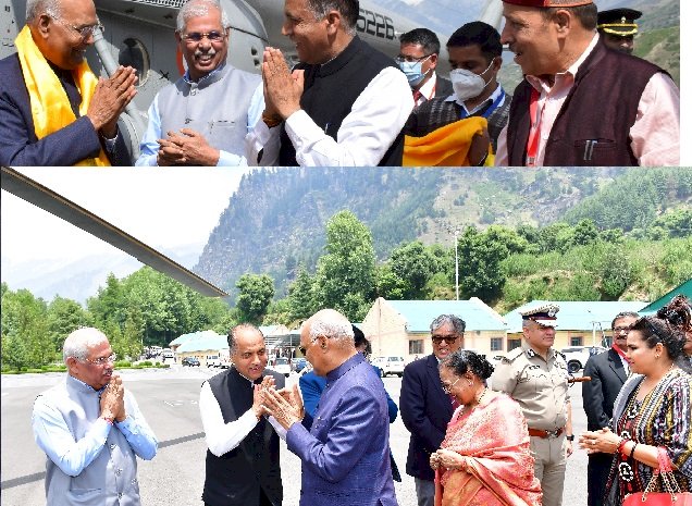 राष्ट्रपति ने अटल टनल रोहतांग का दौरा कर, खूबसूरत वादियों में दिखाई रुचि 