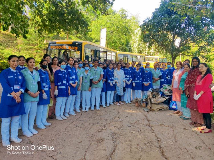 माता पद्मावती कॉलेज ऑफ नर्सिंग में पारिस्थितिक तंत्र बहाली पर चर्चा , छात्राओं ने लिया हिस्सा