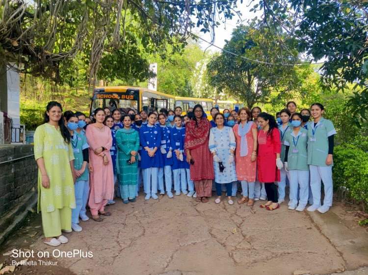 माता पद्मावती कॉलेज ऑफ नर्सिंग में पारिस्थितिक तंत्र बहाली पर चर्चा , छात्राओं ने लिया हिस्सा