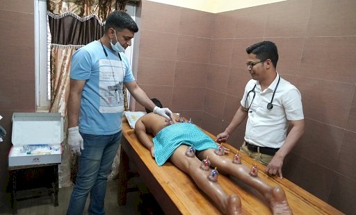 आयुर्वेदा विभाग के माध्यम से किन्नौर में कपिंग थैरेपी से 109 लोगों का किया उपचार 