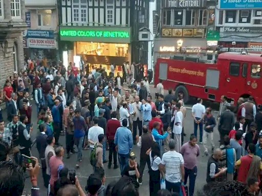 शिमला के मिडिल बाजार के हिमाचल रसोई में धमाका , एक की मौत सात घायल 